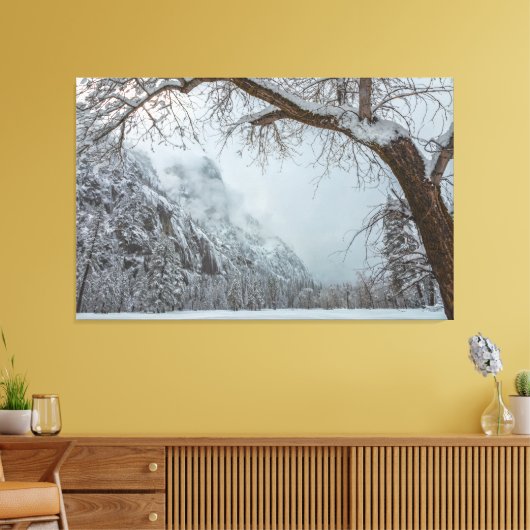 Winterlandschaft Leinwanddruck (Insitu (Wohnzimmer))