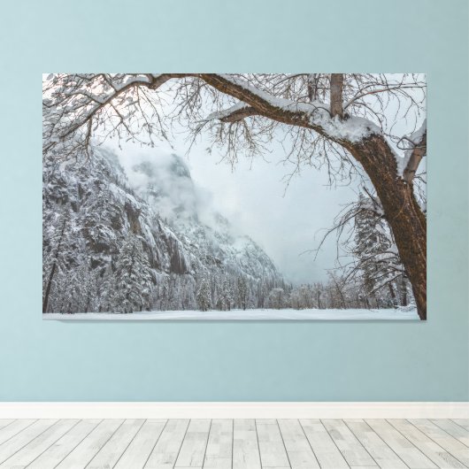 Winterlandschaft Leinwanddruck (Insitu (Holzboden))