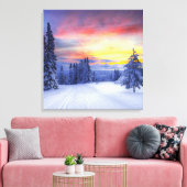 Winterlandschaft Leinwanddruck (Insitu (Wohnzimmer))