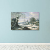 Winterlandschaft Leinwanddruck (Insitu (Holzboden))