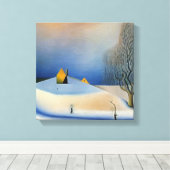 Winterlandschaft Leinwanddruck (Insitu (Holzboden))