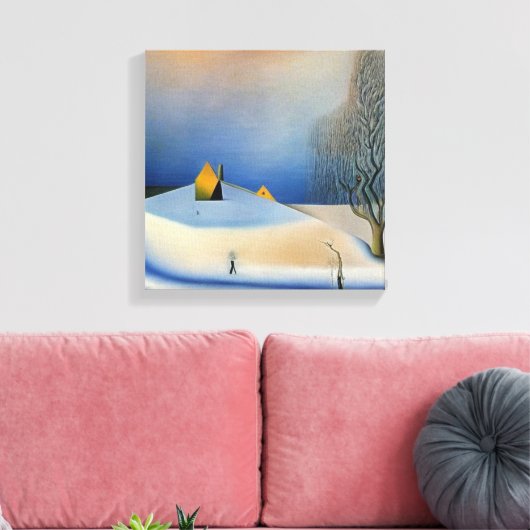 Winterlandschaft Leinwanddruck (Insitu (Wohnzimmer))