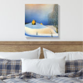 Winterlandschaft Leinwanddruck (Insitu (Schlafzimmer))