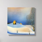 Winterlandschaft Leinwanddruck (Vorderseite)
