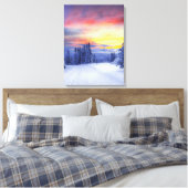 Winterlandschaft Leinwanddruck (Insitu (Schlafzimmer))