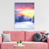 Winterlandschaft Leinwanddruck (Insitu (Wohnzimmer))