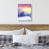 Winterlandschaft Leinwanddruck (Insitu (Schlafzimmer))