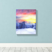 Winterlandschaft Leinwanddruck (Insitu (Holzboden))