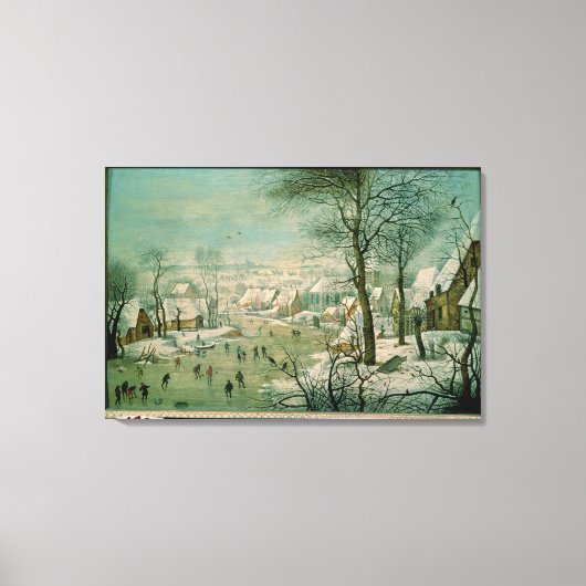 Winterlandschaft Leinwanddruck (Vorderseite)