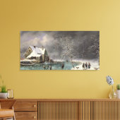 Winterlandschaft Leinwanddruck (Insitu (Wohnzimmer))