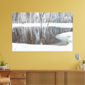 Winterlandschaft Leinwanddruck (Insitu (Wohnzimmer))