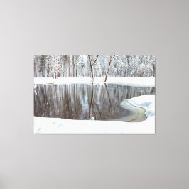 Winterlandschaft Leinwanddruck