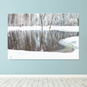 Winterlandschaft Leinwanddruck (Insitu (Holzboden))