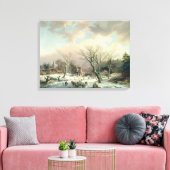 Winterlandschaft Leinwanddruck (Insitu (Wohnzimmer))