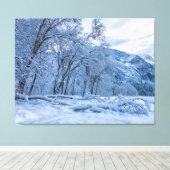 Winterlandschaft Leinwanddruck (Insitu (Holzboden))