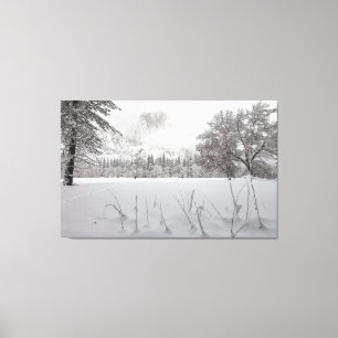 Winterlandschaft Leinwanddruck