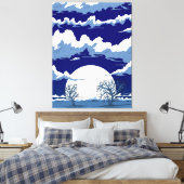 Winterlandschaft Leinwanddruck (Insitu (Schlafzimmer))