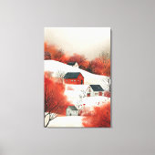 Winterlandschaft Leinwanddruck (Vorderseite)