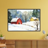 Winterlandschaft Leinwanddruck (Insitu (Wohnzimmer))