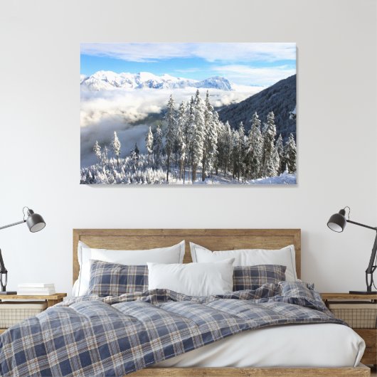 Winterlandschaft Leinwanddruck (Insitu (Schlafzimmer))