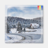 Winterlandschaft Magnet (Vorne)