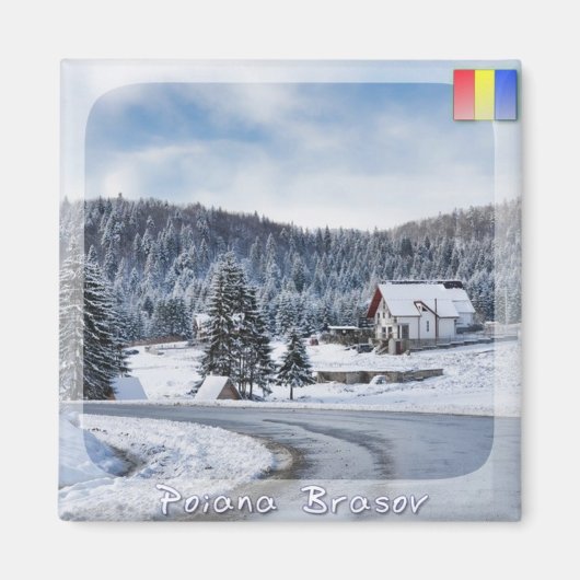 Winterlandschaft Magnet (Vorne)