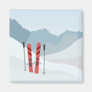 Winterlandschaft Magnet