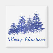 Winterlandschaft Magnet (Vorne)