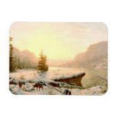 Winterlandschaft Magnet (Horizontal)