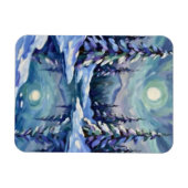 Winterlandschaft Magnet (Horizontal)