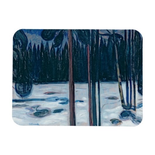 Winterlandschaft Magnet (Horizontal)