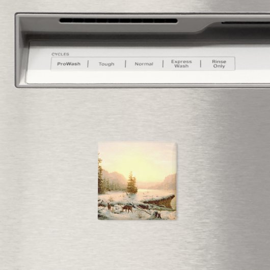 Winterlandschaft Magnet (In Situ (Geschirrspüler))