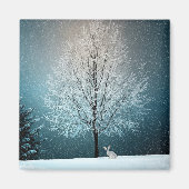 Winterlandschaft Magnet (Vorne)