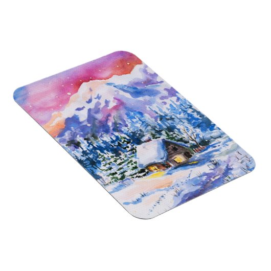 Winterlandschaft Magnet (Rechte Seite)