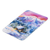 Winterlandschaft Magnet (Linke Seite)