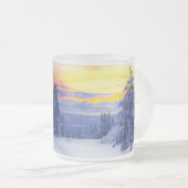 Winterlandschaft Mattglastasse (VorderseiteRechts)