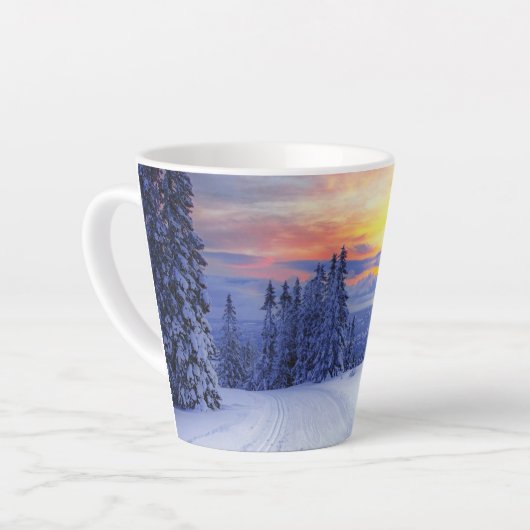 Winterlandschaft Milchtasse (Linke Ecke)