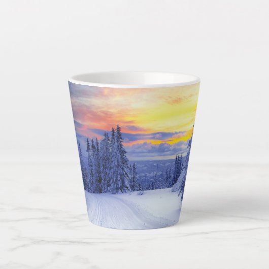 Winterlandschaft Milchtasse (Vorderseite)