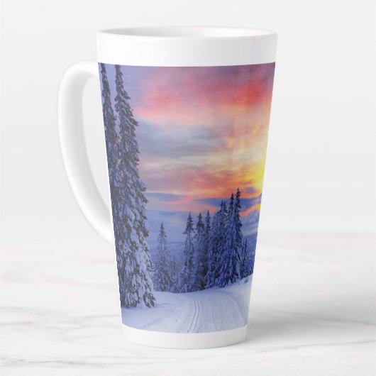 Winterlandschaft Milchtasse (Linke Ecke)