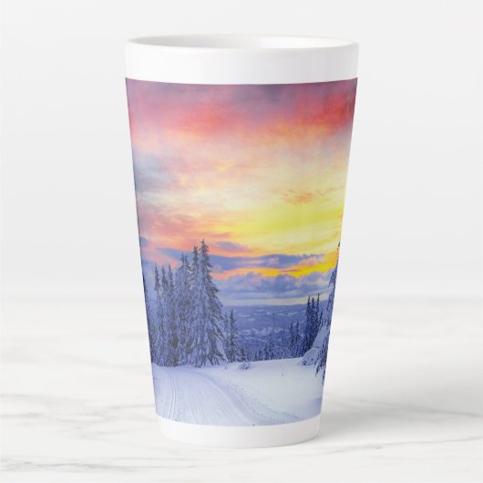 Winterlandschaft Milchtasse (Vorderseite)