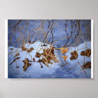 Winterlandschaft Mini-Poster Poster