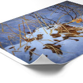Winterlandschaft Mini-Poster Poster (Ecke)