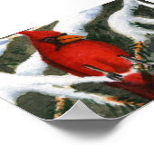 Winterlandschaft Mini-Poster Poster (Ecke)