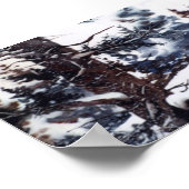 Winterlandschaft Mini-Poster Poster (Ecke)