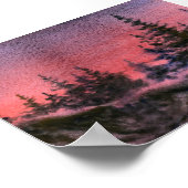 Winterlandschaft Mini-Poster Poster (Ecke)