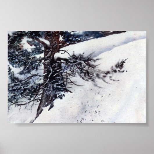 Winterlandschaft Mini-Poster Poster (Vorne)