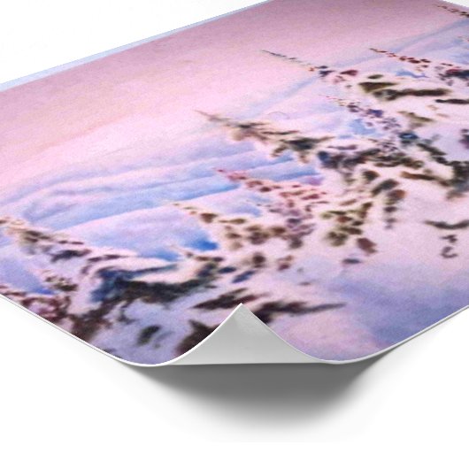 Winterlandschaft Mini-Poster Poster (Ecke)