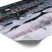 Winterlandschaft Mini-Poster Poster (Ecke)