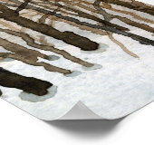 Winterlandschaft Mini-Poster Poster (Ecke)