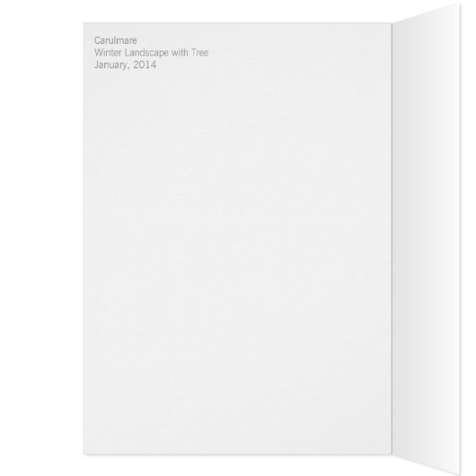 Winterlandschaft mit Baum CC0370 (Innen (Links))